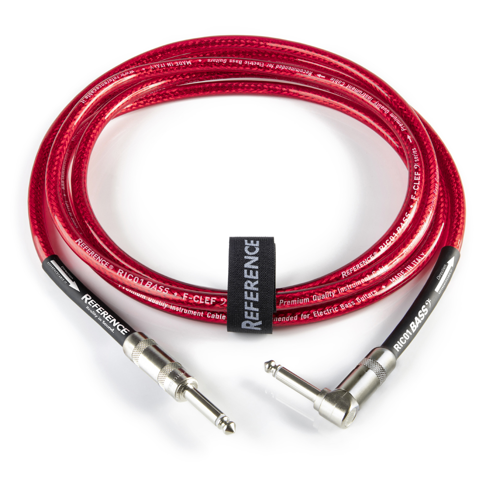 Reference Cables RIC01BASS-RED ストレート―L字 4.5m-
